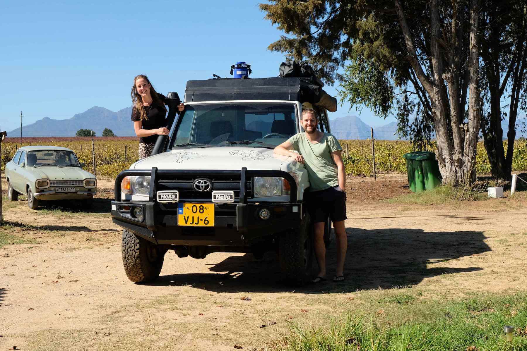 Reiskoppel Inge & Chris van Gettin' Lost zijn op wereldreis met hun omgebouwde Landrover