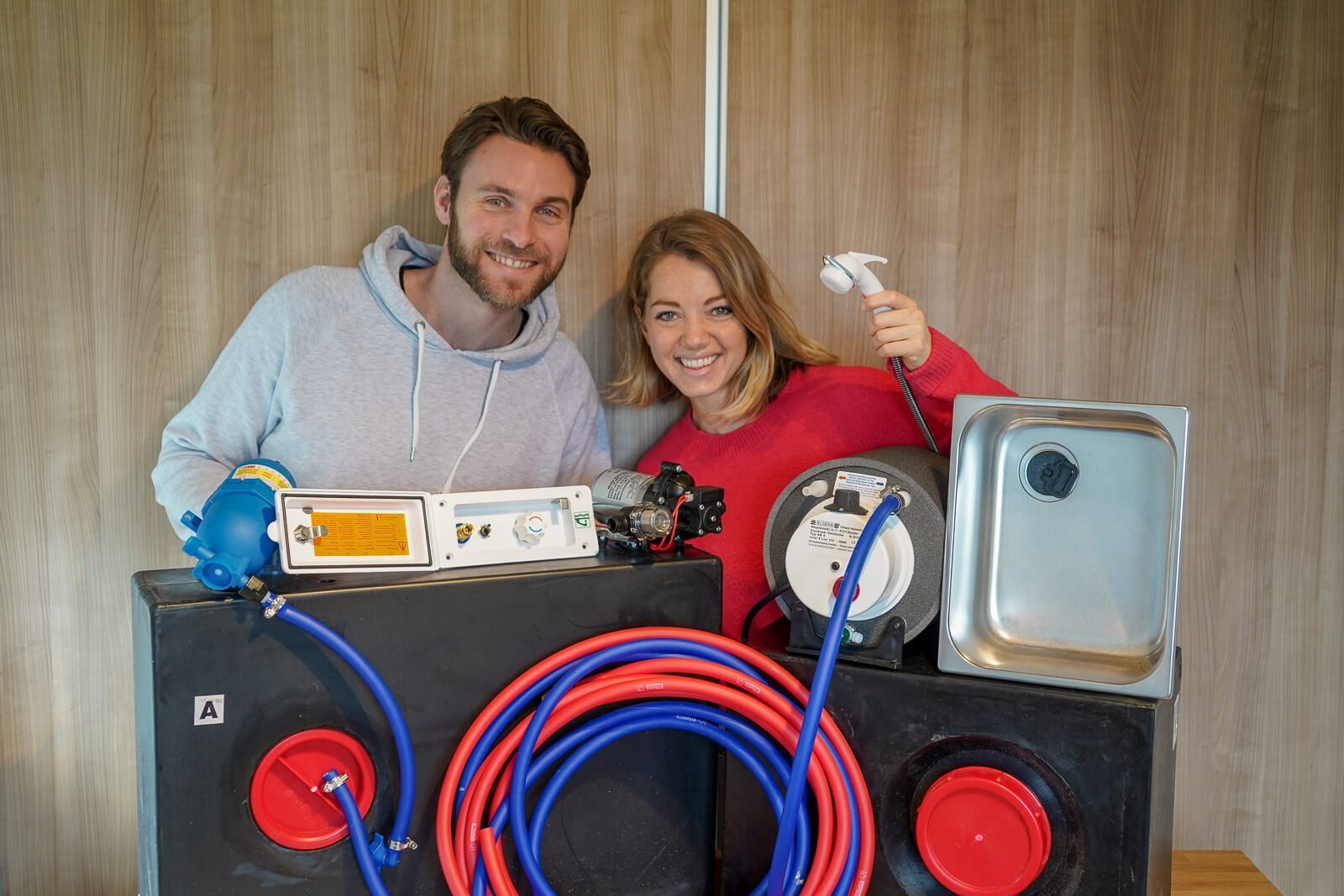 Watersysteem camper - de verschillende onderdelen - by NOMADS