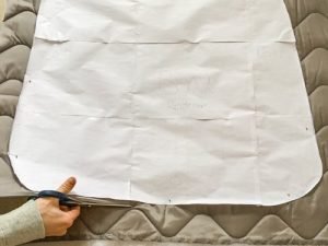 Camper raamisolatie op maat knippen