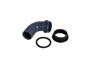 Haakse tankdoorvoer 40 mm incl. moer
