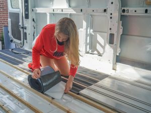 Vloer isoleren met Armaflex 19mm