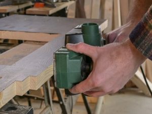 Schaafmachine ingezet voor camper keuken