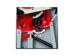 Zaagtafel Einhell Graden instellen
