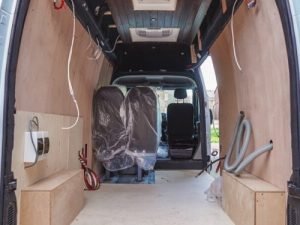 Zijwanden camper van multiplex