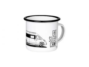 Emaille mok eat sleep camp