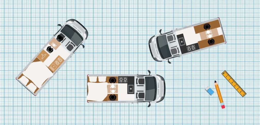 Camper indeling maken