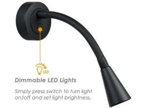 Dimbare camper leeslamp
